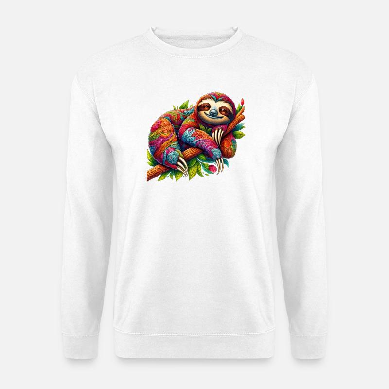 Sloth - Unisex Sweatshirt - white