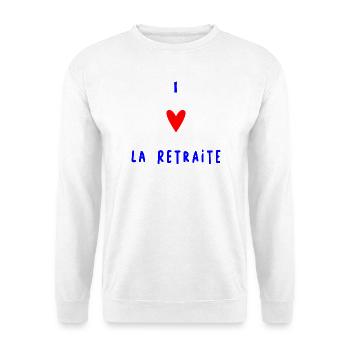 RUHESTAND. FEIERTAG. RUHESTAND. PENSIONIERT. RUHESTAND. - Unisex Pullover - Weiß - Vorne
