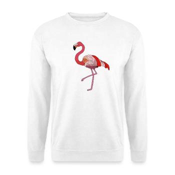 Flamingo - Unisex Sweatshirt - white - Front