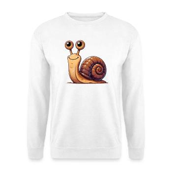 Snail - Unisex Sweatshirt - white - Front