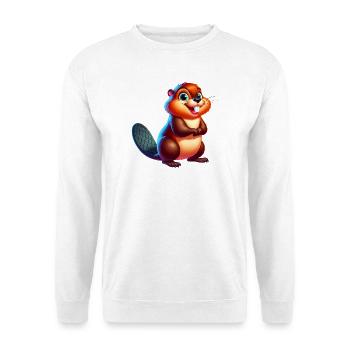 Bieber - Unisex Pullover - Weiß - Vorne
