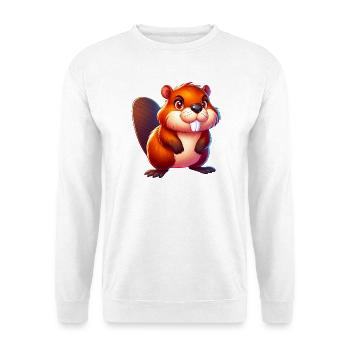Bieber - Unisex Pullover - Weiß - Vorne