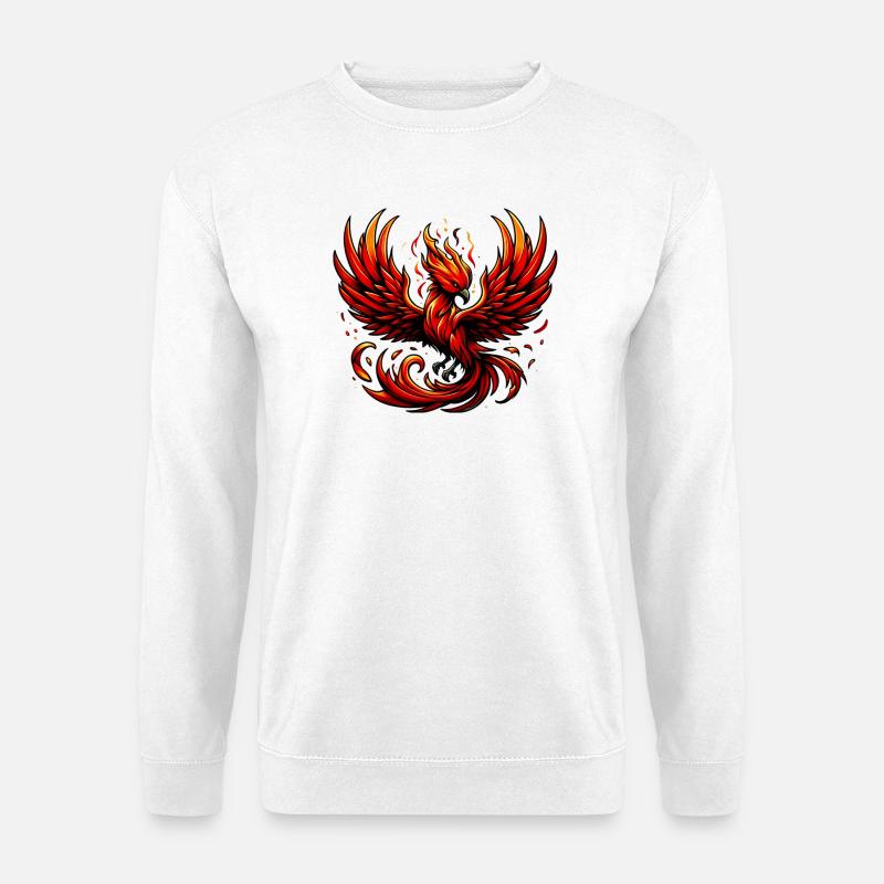 Red Phoenix - Unisex Sweatshirt - white