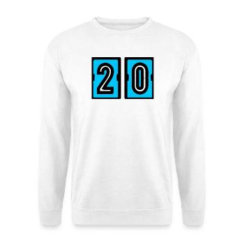 20. 20th ANNIVERSARY. 20 YEARS ANNIVERSARY. 20 YEARS. - Unisex Sweatshirt - white - Front