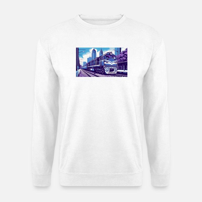 Train 2 1 - Unisex Sweatshirt - white