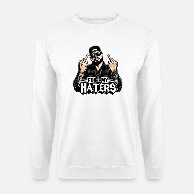 Coole Gangster - Unisex Pullover - Weiß