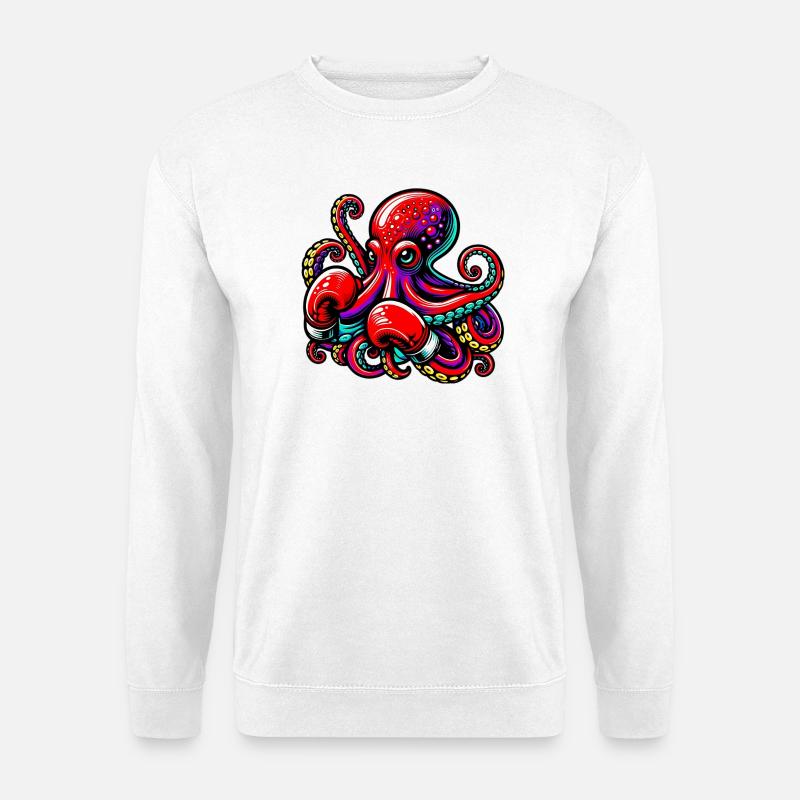 Krake - Unisex Pullover - Weiß