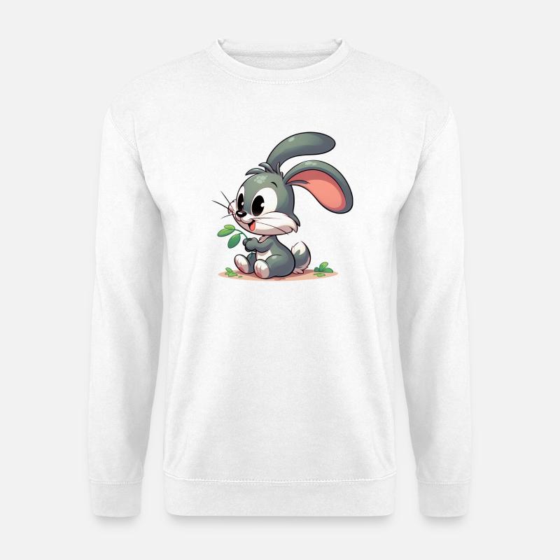 Kaninchen - Unisex Pullover - Weiß