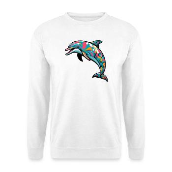 Dolphin - Unisex Sweatshirt - white - Front