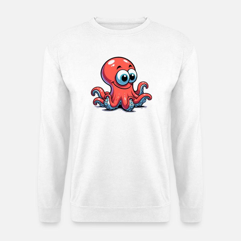 Krake - Unisex Pullover - Weiß