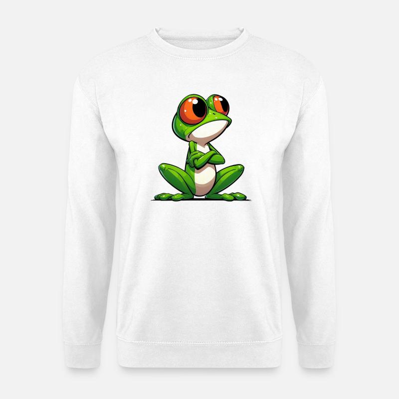 Frosch - Unisex Pullover - Weiß
