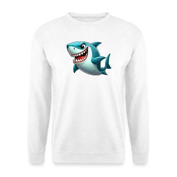 Hai - Unisex Pullover - Weiß - Vorne