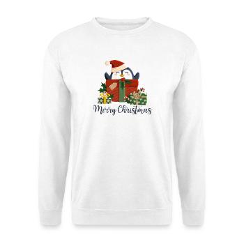 Joyeux Noël - Pingouin de Noël - Sweat-shirt Unisexe - blanc - Devant