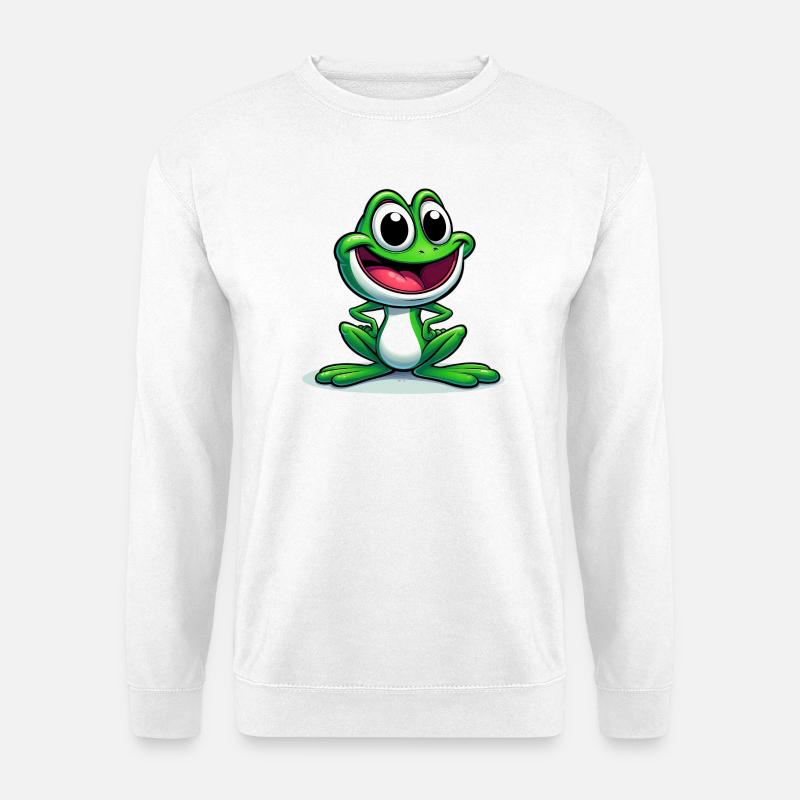 Frosch - Unisex Pullover - Weiß