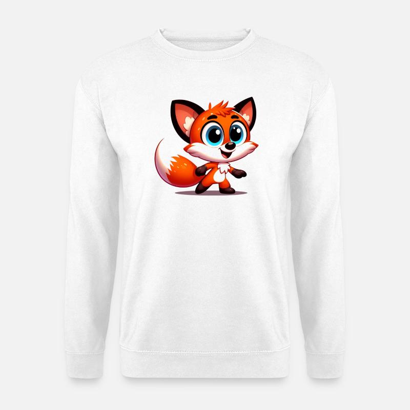 Fuchs - Unisex Pullover - Weiß