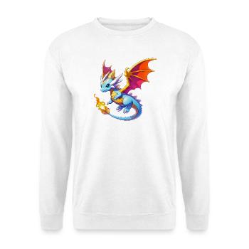 Dragon - Unisex Sweatshirt - white - Front