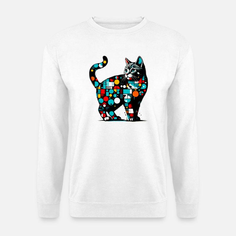 Cat - Unisex Sweatshirt - white