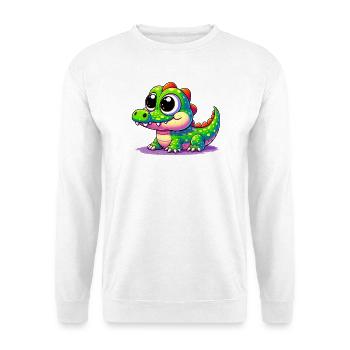 Alligator Crocodile - Unisex Sweatshirt - white - Front
