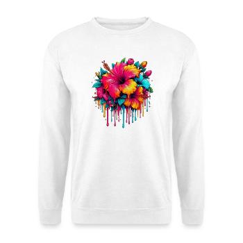 Hibiscus Flowers - Unisex Sweatshirt - white - Front
