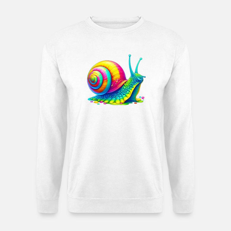 Escargot - Sweat-shirt Unisexe - blanc