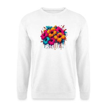 Hibiscus Flowers - Unisex Sweatshirt - white - Front