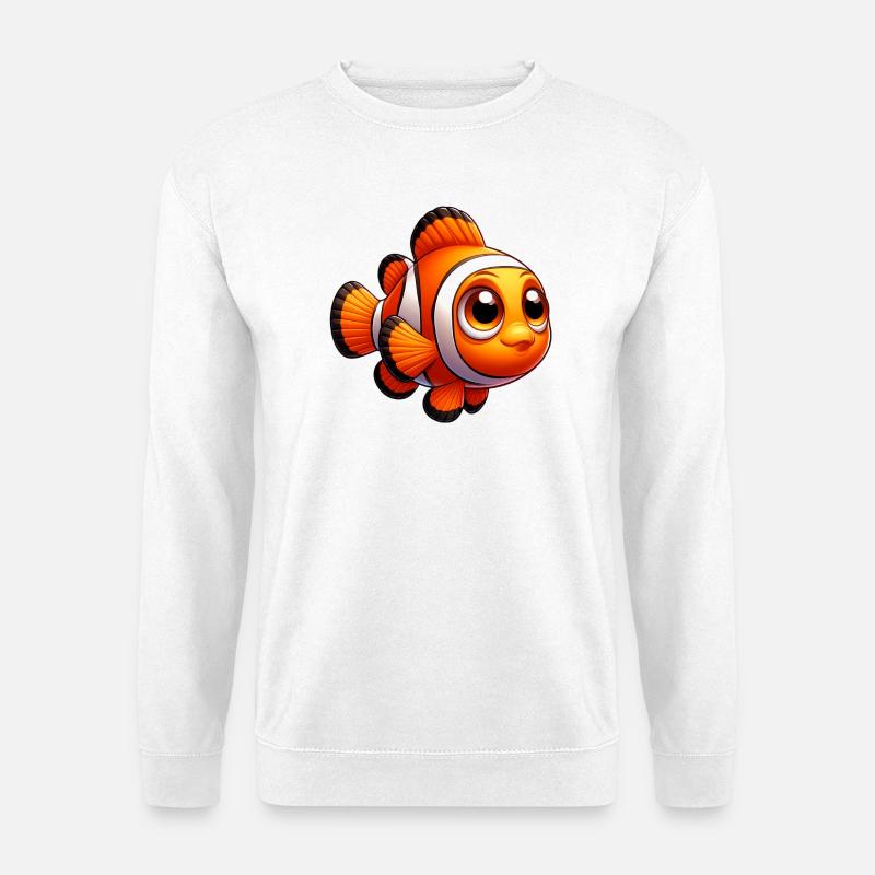 Clownfisch - Unisex Pullover - Weiß