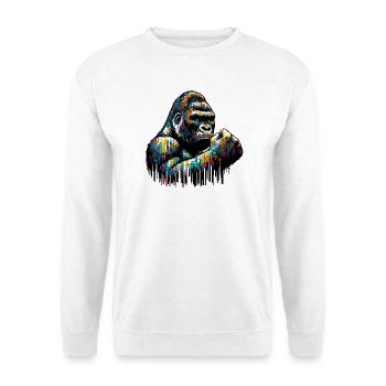 Gorilla - Unisex Sweatshirt - white - Front