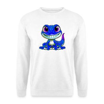 Gecko - Unisex Pullover - Weiß - Vorne