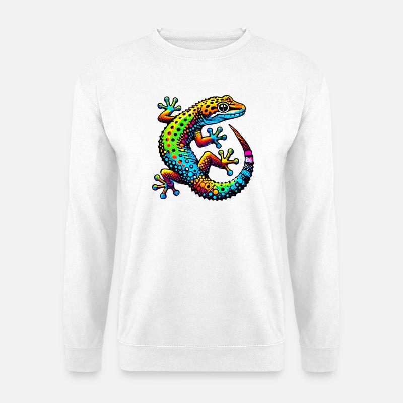 Gecko - Unisex Pullover - Weiß