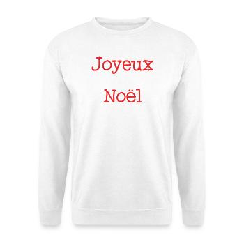 CHRISTMAS. MERRY CHRISTMAS. FIR. HAPPY NEW YEAR - Unisex Sweatshirt - white - Front