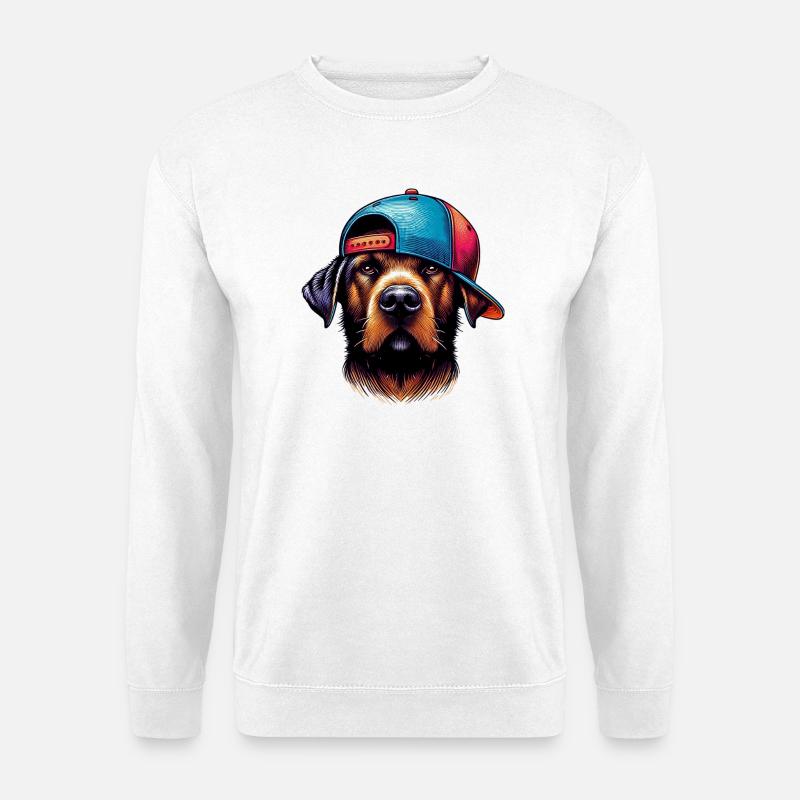 Hund - Unisex Pullover - Weiß
