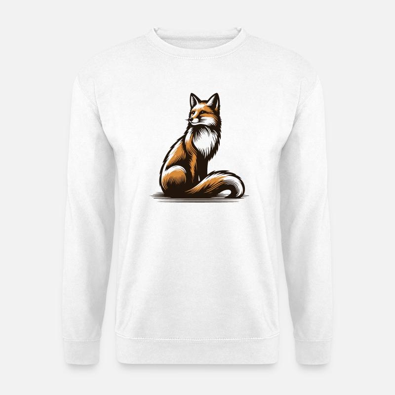 Fox - Unisex Sweatshirt - white