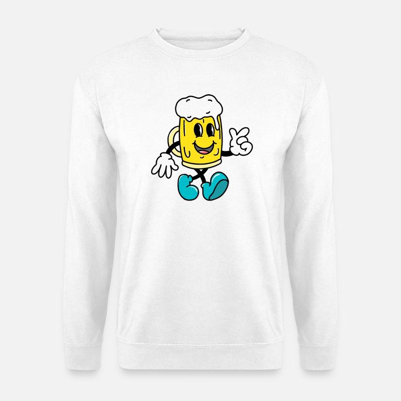 Bier - Unisex Pullover - Weiß