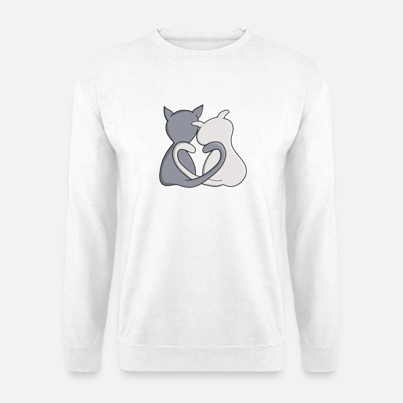 Liebe ist das Beste im Leben - Unisex Pullover - Weiß