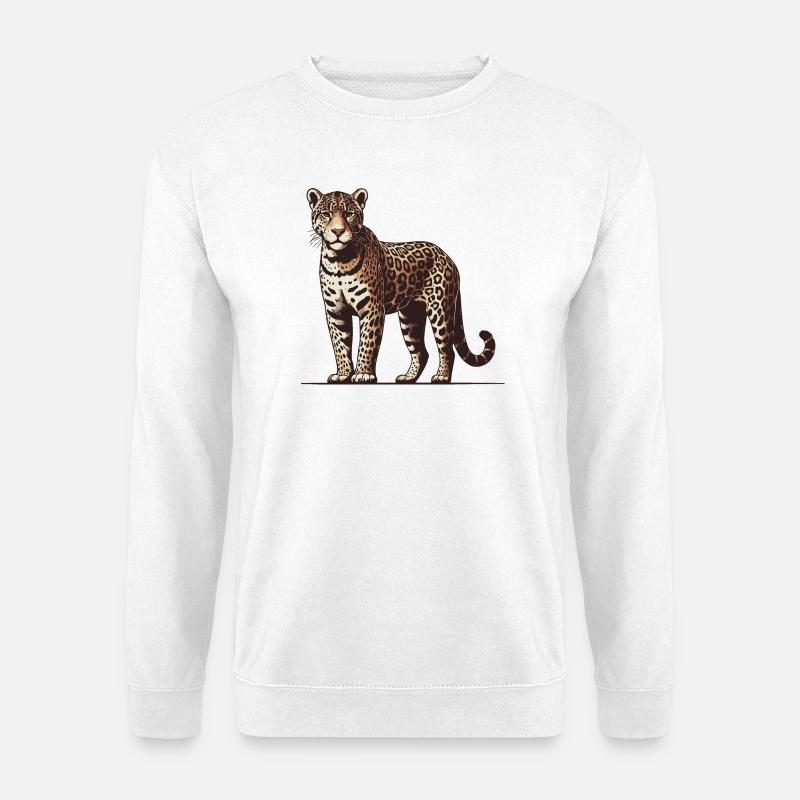 Jaguar - Sweat-shirt Unisexe - blanc