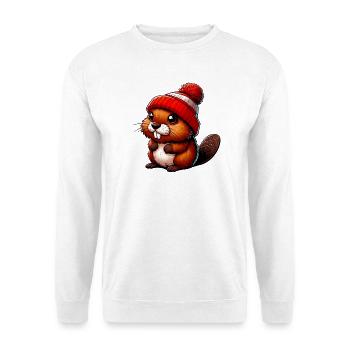Bieber - Unisex Pullover - Weiß - Vorne