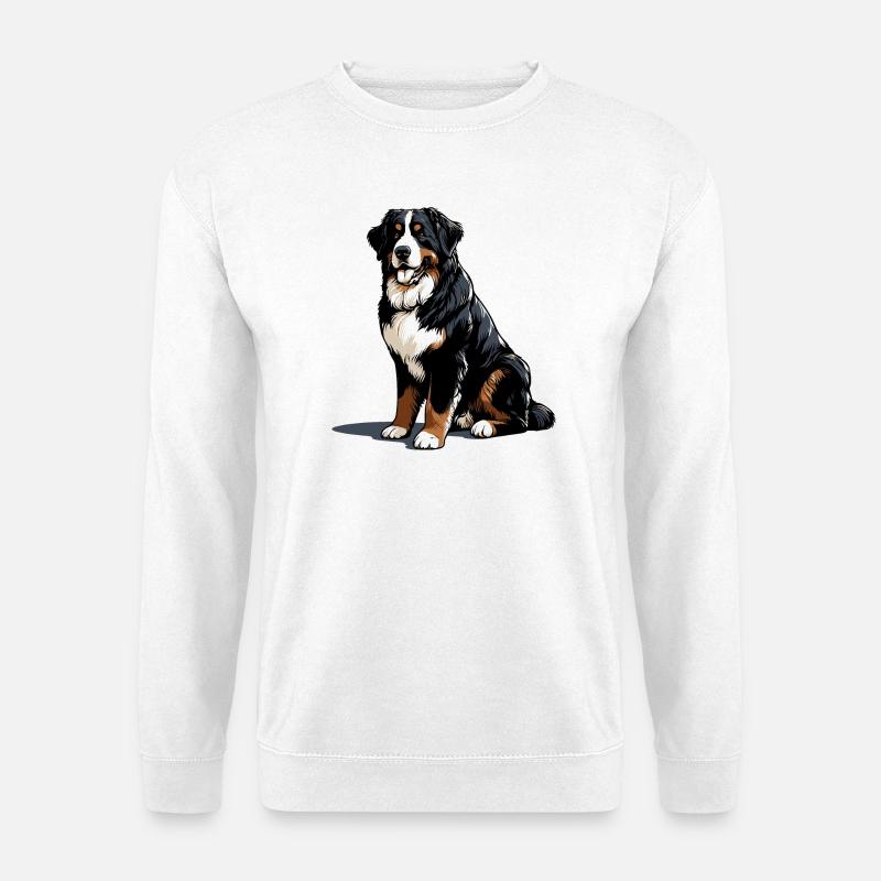 Berner Sennenhund - Unisex Pullover - Weiß