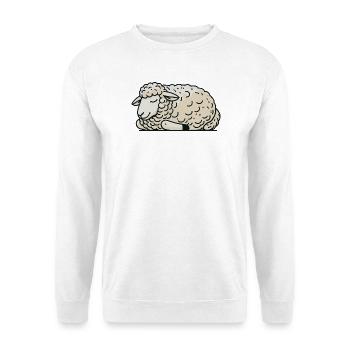 Schaf - Unisex Pullover - Weiß - Vorne