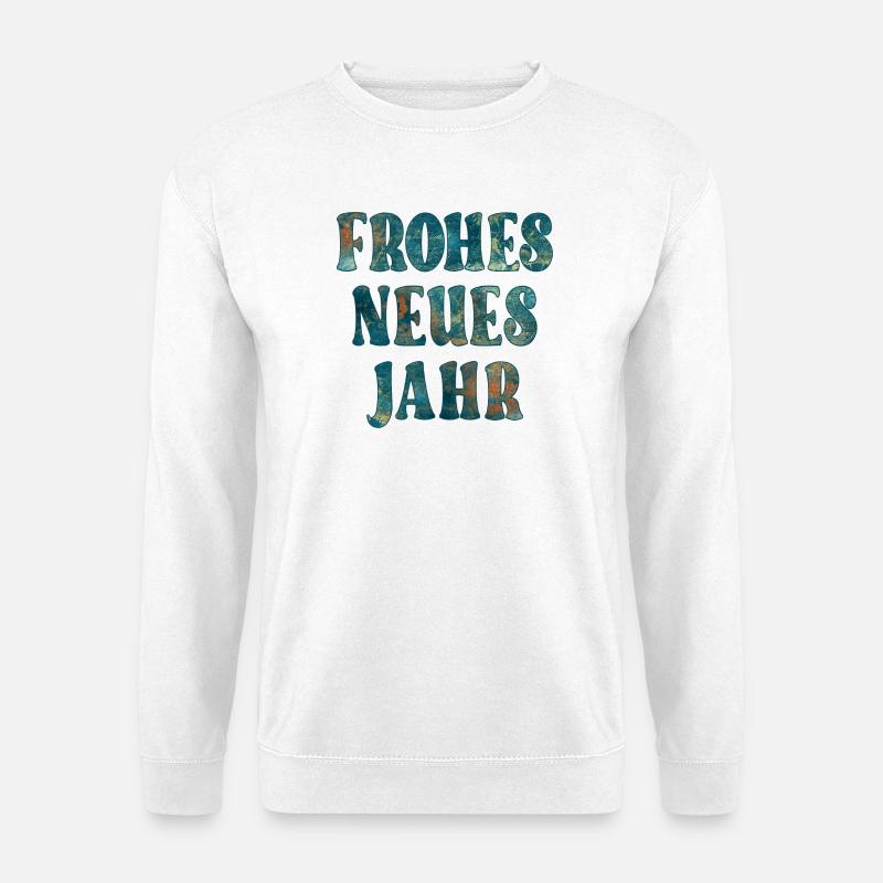 SILVESTER PARTY NEUJAHR - Unisex Pullover - Weiß