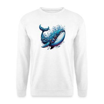 Wal - Unisex Pullover - Weiß - Vorne