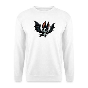 Chauve-souris - Sweat-shirt Unisexe - blanc - Devant