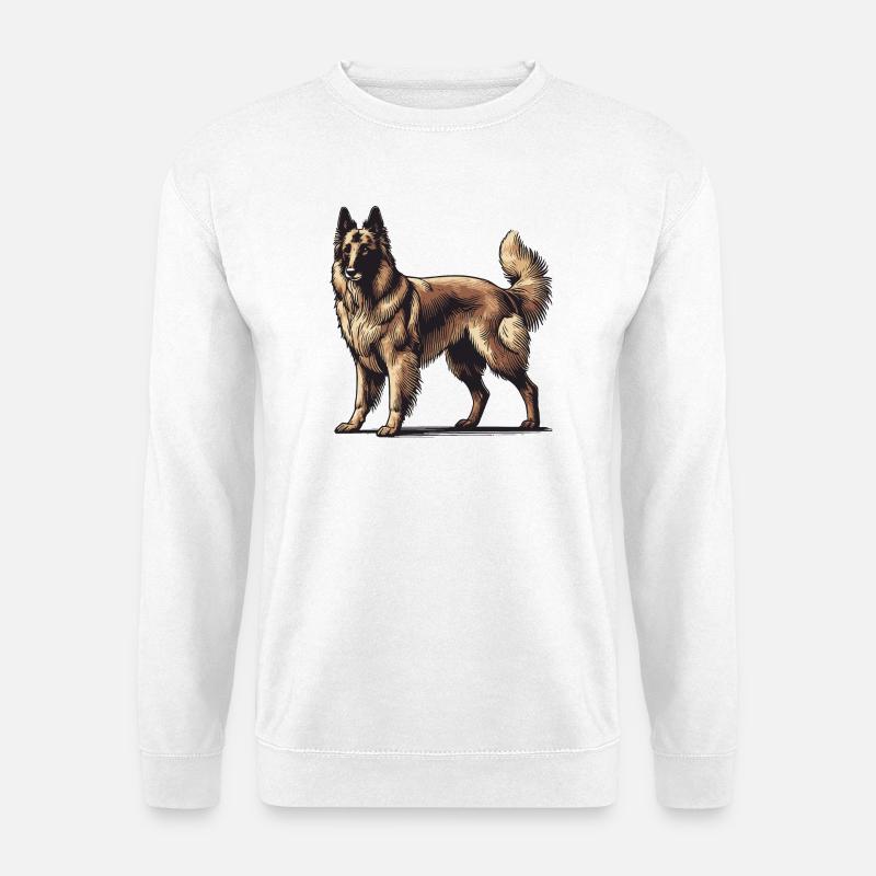 Schäferhund - Unisex Pullover - Weiß