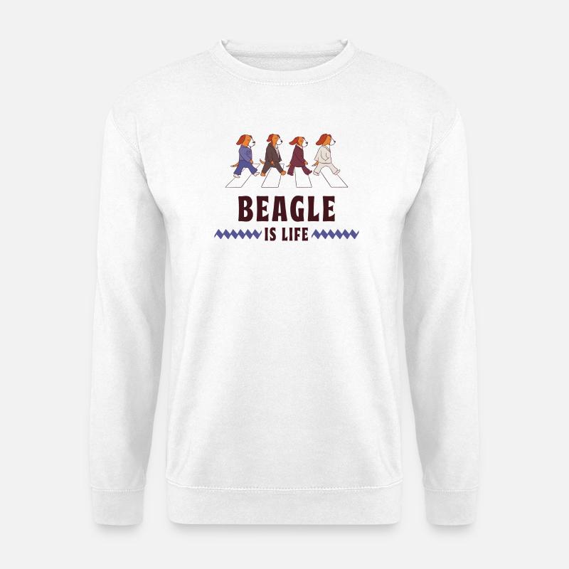 Beagle is life design - Unisex Sweatshirt - white