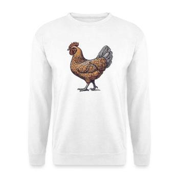 Coq - Sweat-shirt Unisexe - blanc - Devant