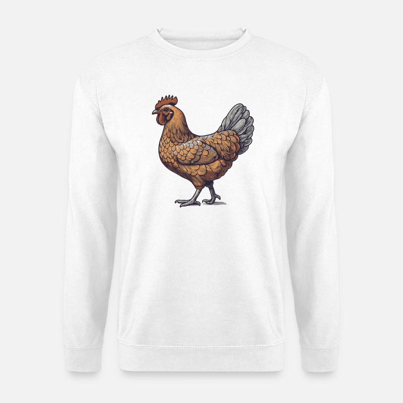 Coq - Sweat-shirt Unisexe - blanc