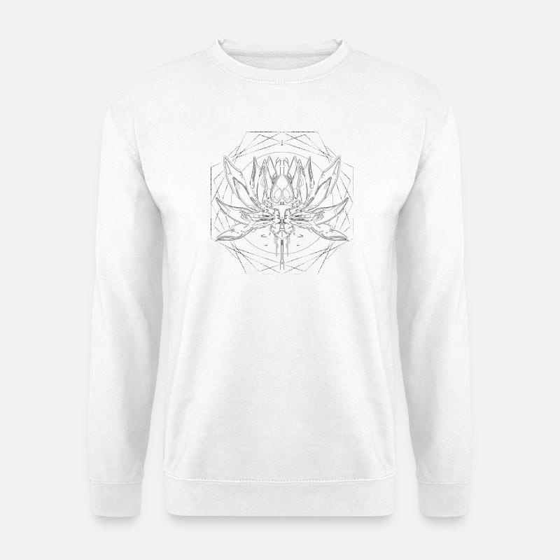 Sound Lotus Black - Unisex Pullover - Weiß