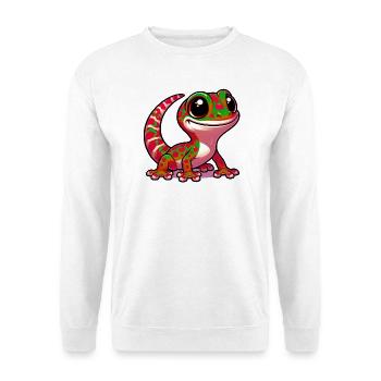 Gecko - Unisex Pullover - Weiß - Vorne