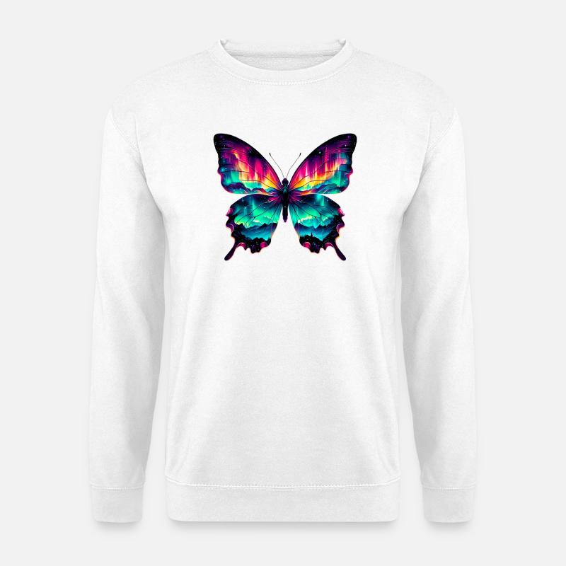 Schmetterling - Unisex Pullover - Weiß