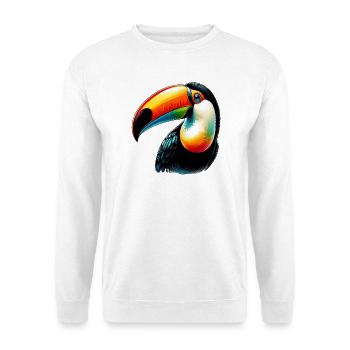 Toucan - Sweat-shirt Unisexe - blanc - Devant