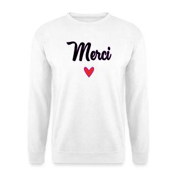MASTER. MASTER. THANK YOU. THANK YOU, MASTER. MASTER - Unisex Sweatshirt - white - Front